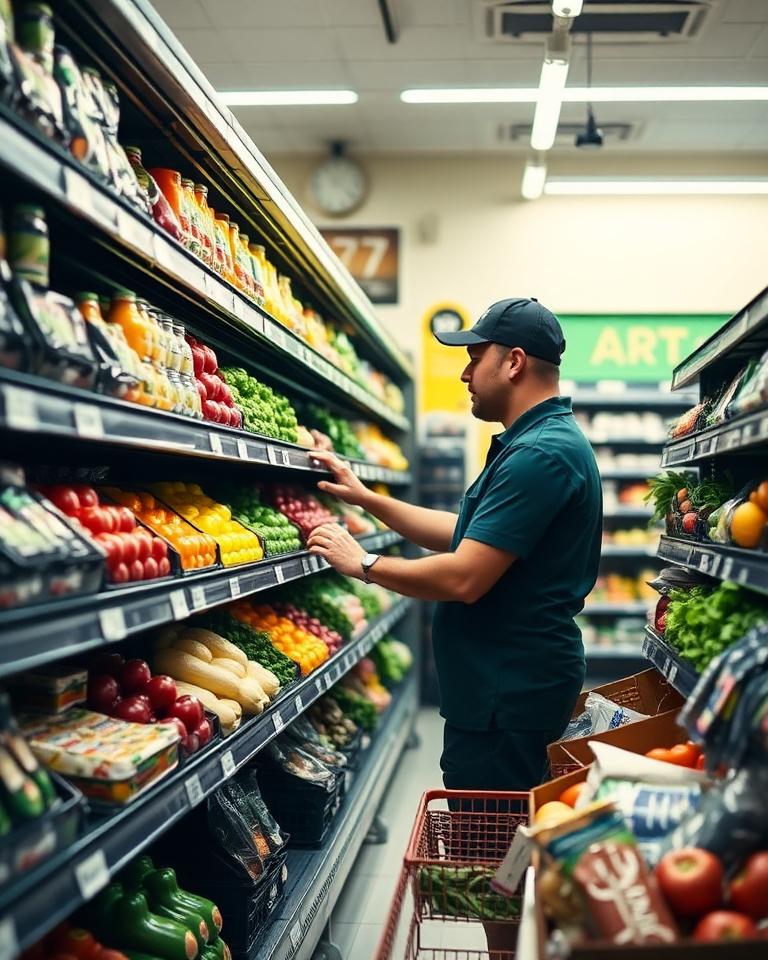 Equipo de Supermercados durante su jornada